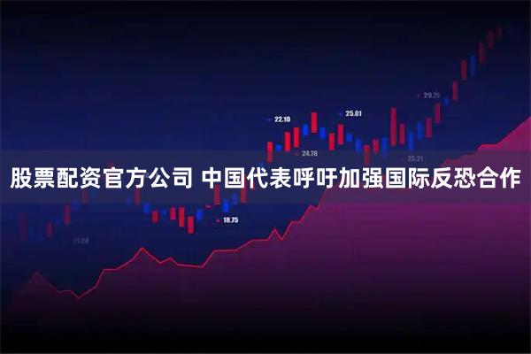 股票配资官方公司 中国代表呼吁加强国际反恐合作